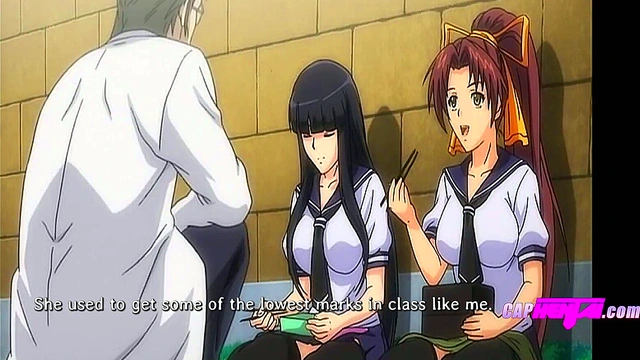 Perverted HS Doctor Catches Students For Rough Anime Sex Sessions