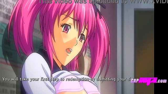 Perverted HS Doctor Catches Students For Rough Anime Sex Sessions