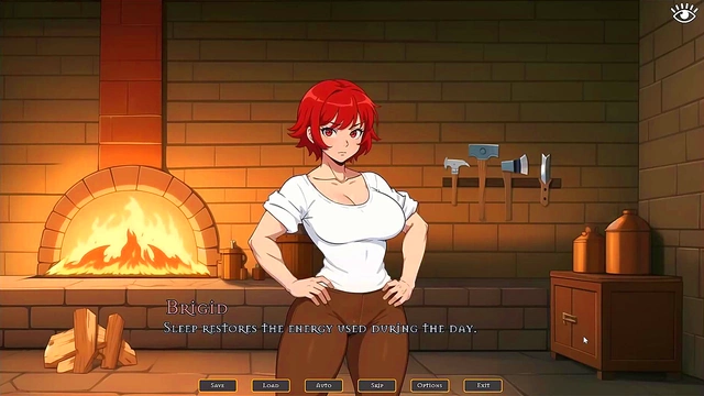 Risky Blowjob Under The Table – Tomboy Teen Seduces In Public Hentai Game Episode