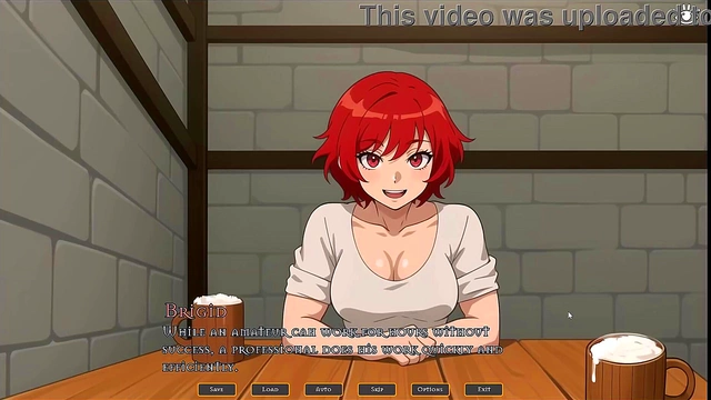 Risky Blowjob Under The Table – Tomboy Teen Seduces In Public Hentai Game Episode