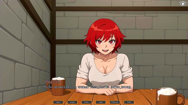 Risky Blowjob Under The Table – Tomboy Teen Seduces In Public Hentai Game Episode