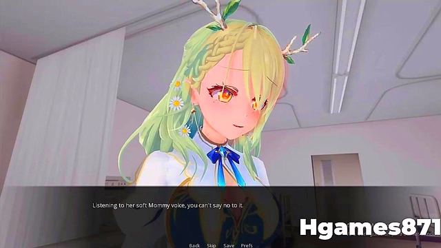 Busty HoloGirl Seduces You In New Anime Porn Game Adventure