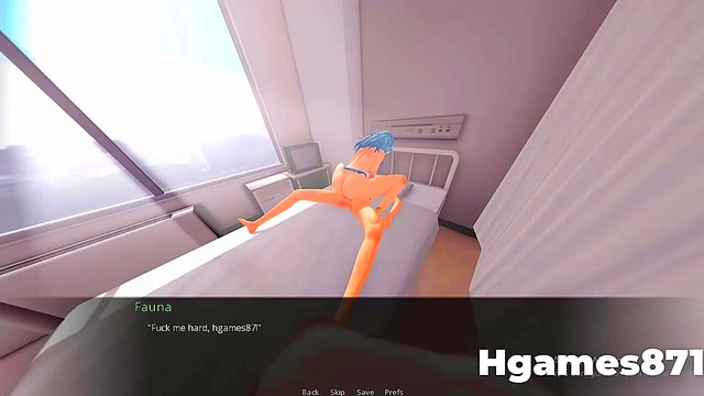 Busty HoloGirl Seduces You In New Anime Porn Game Adventure