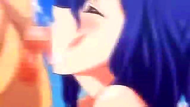 Horny Hentai Couple Grooves to Music at Nudist Beach PMV