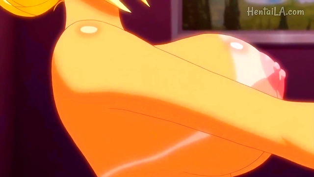 Cute Blonde Anime Girl Seduces On The Beach For Ecchi Fun