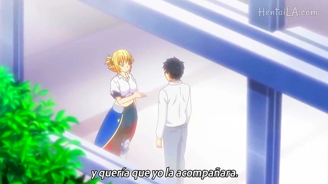 Cute Blonde Anime Girl Seduces On The Beach For Ecchi Fun