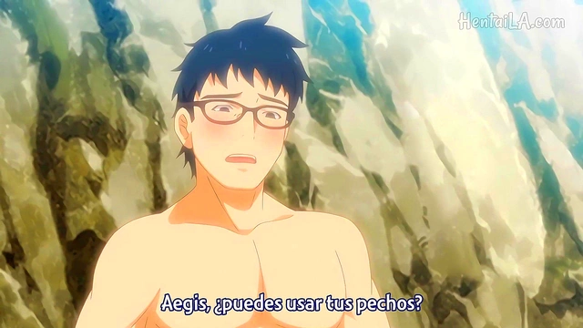 Cute Blonde Anime Girl Seduces On The Beach For Ecchi Fun