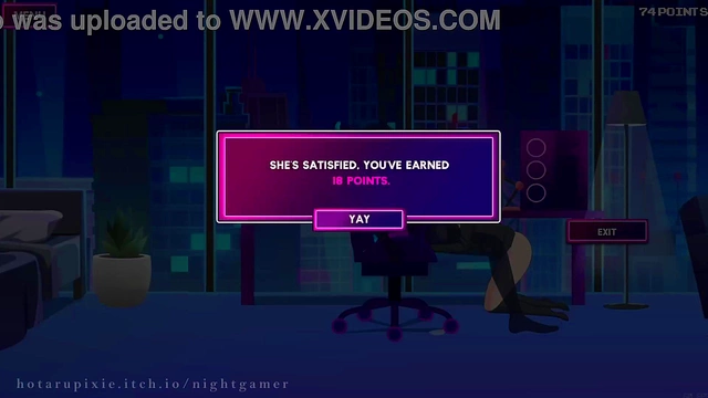 Cute Anime GamerGirl Seduces You On Her Gaming Chair