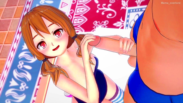 Naughty Stepsister Tempts Stepbrother With Swimsuit Seduction 3D