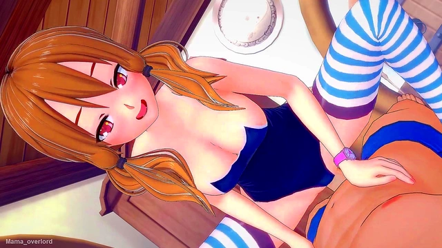 Naughty Stepsister Tempts Stepbrother With Swimsuit Seduction 3D