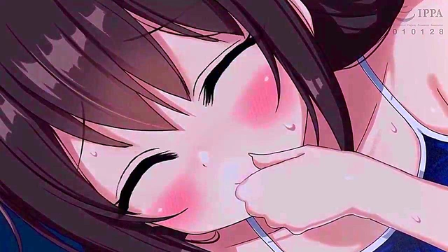 Horny Anime Schoolgirl Gives Intense Blowjob While Keeping Her Uniform On
