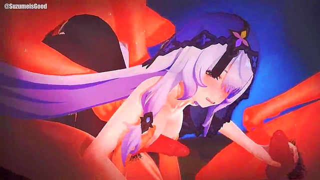 Black Swan Anime Chick Rides Dick Hard In Honkai Star Rail Style