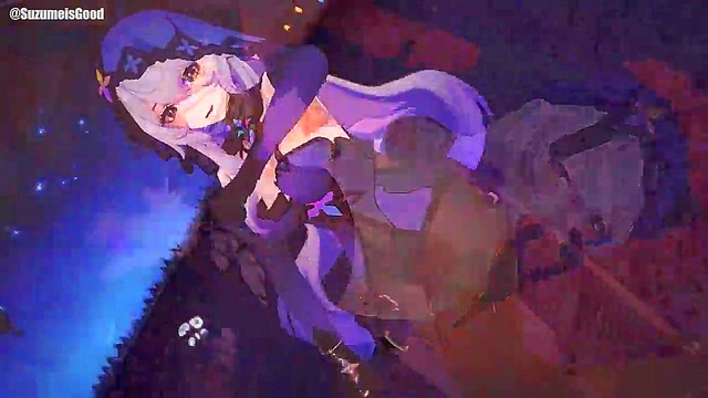 Black Swan Anime Chick Rides Dick Hard In Honkai Star Rail Style