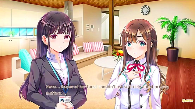 Sweet Anime Couple's Secret Kiss Leads to Passionate Bedtime Action