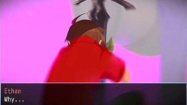 Horny Boy Humps Mistress's Leg in Naughty Hentai CG Gallery