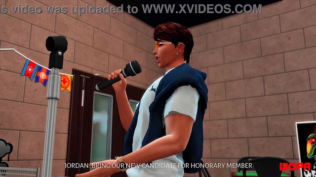 Honor Fraternity Member Cheats With Anime Guys While Husband Watches Humiliated