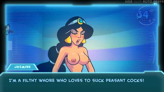 Hot Anime Brunette & Redhead With Big Tits Take Turns Pleasing Lara Croft