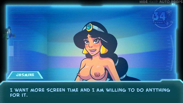 Hot Anime Brunette & Redhead With Big Tits Take Turns Pleasing Lara Croft