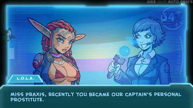 Hot Anime Brunette & Redhead With Big Tits Take Turns Pleasing Lara Croft