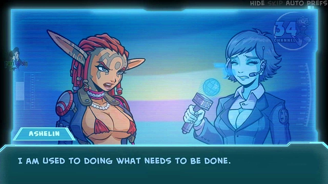 Hot Anime Brunette & Redhead With Big Tits Take Turns Pleasing Lara Croft