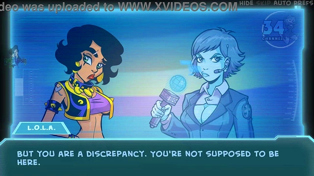 Hot Anime Brunette & Redhead With Big Tits Take Turns Pleasing Lara Croft