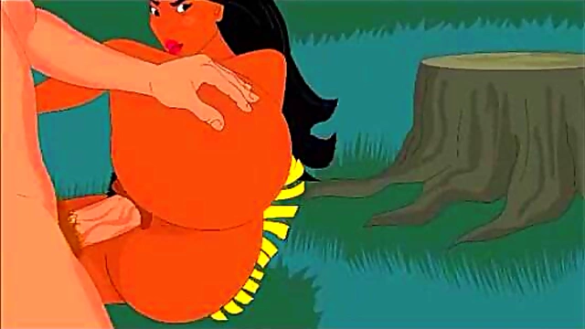 Horny Pocahontas Toon Gets Fucked Hard In Pussy & Anal For Hot Blowjob Session