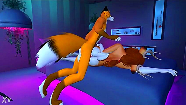 Sexy Deer Furry Gets Vaginal Handjob & Doggy Style Sex In 3D Hentai