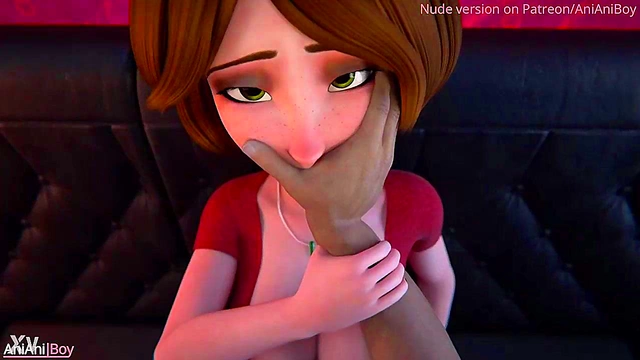 Hot MILF Cass Tries Dating App for Mind-Blowing 3D Cartoon Sex Adventure