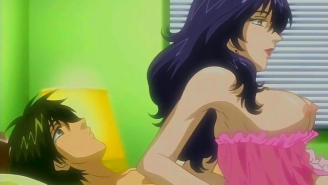 Horny Step Mom & Aunt Seduce Young Boy for Threesome Blowjob Fun