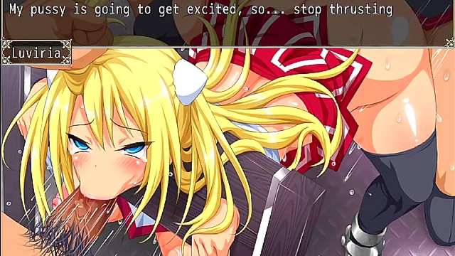 Hentai Game Scene – Luviria Takes Pleasure In Intense Anime Action
