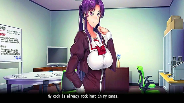 Secret Desires – Anime School Girl Gets naughty Blowjob in Saimin Gakuen