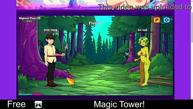 Erotic Anime Card Game Adventure – Turn-Based Magic Tower Fantasy