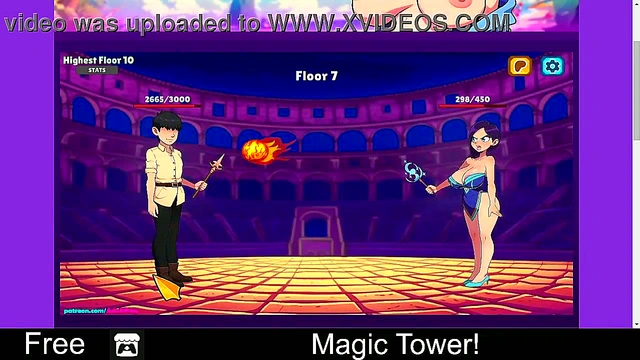 Erotic Anime Card Game Adventure – Turn-Based Magic Tower Fantasy