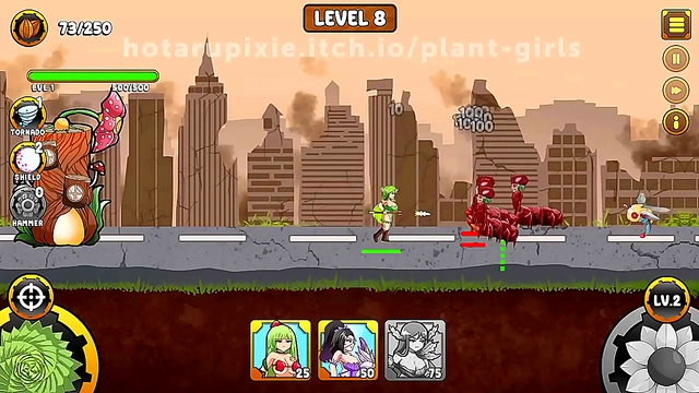 Plant Girls Battle Insect Invasion for Erotic Hentai Thrills