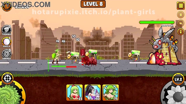 Plant Girls Battle Insect Invasion for Erotic Hentai Thrills