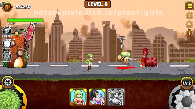 Plant Girls Battle Insect Invasion for Erotic Hentai Thrills