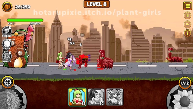 Plant Girls Battle Insect Invasion for Erotic Hentai Thrills