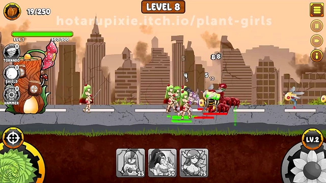 Plant Girls Battle Insect Invasion for Erotic Hentai Thrills