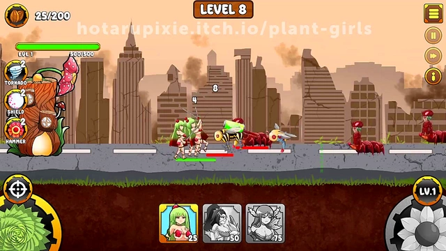 Plant Girls Battle Insect Invasion for Erotic Hentai Thrills