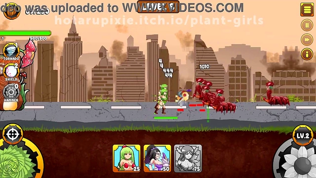 Plant Girls Battle Insect Invasion for Erotic Hentai Thrills