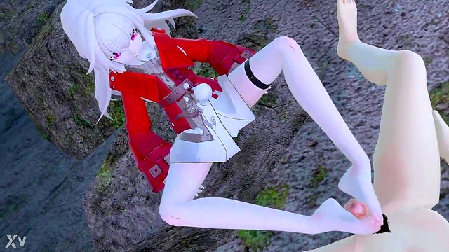 Clara from Star Rail Gives Sensual Foot Fetish Pleasure in Hentai