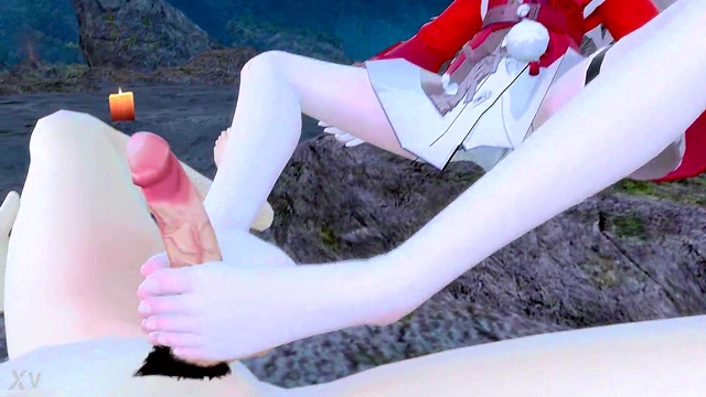 Clara from Star Rail Gives Sensual Foot Fetish Pleasure in Hentai