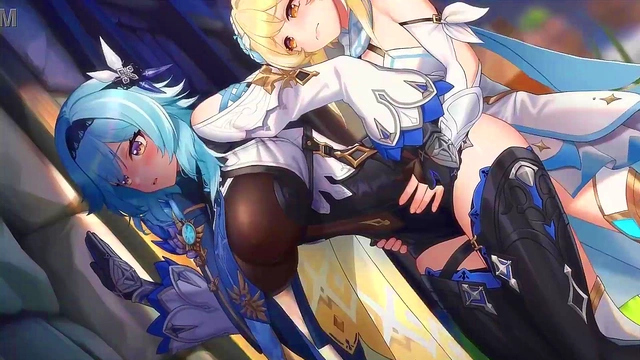 Blonde Anime Chick With Big Tits And Ass Rides Dick In Genshin Impact Hentai