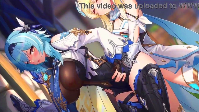 Blonde Anime Chick With Big Tits And Ass Rides Dick In Genshin Impact Hentai