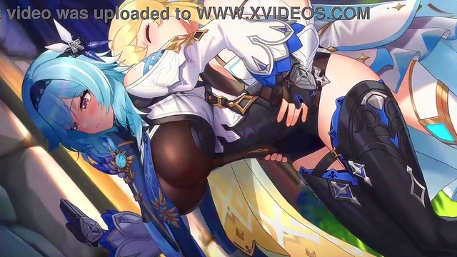 Blonde Anime Chick With Big Tits And Ass Rides Dick In Genshin Impact Hentai
