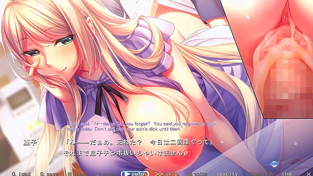 Horny Bunny Mom Gives Intense Blowjob & Pussy Ride With Subtitles