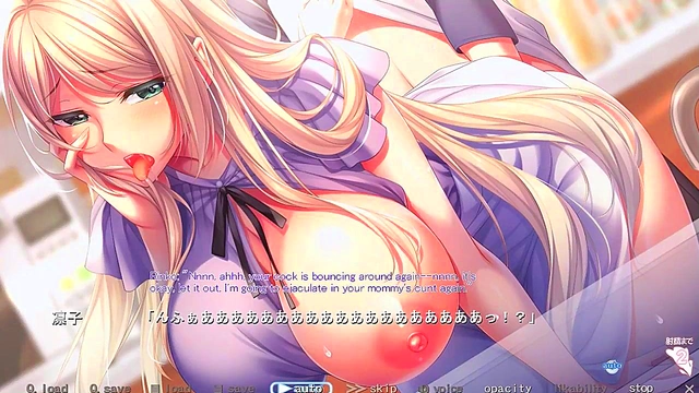 Horny Bunny Mom Gives Intense Blowjob & Pussy Ride With Subtitles