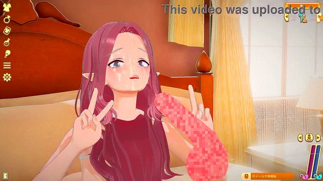 Perverted Anime Teen With Big Tits Teases Her Horny Admirer