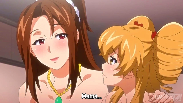 Hot Step Mom & Busty Young Step Daughters Engage in Forbidden Hentai Orgy