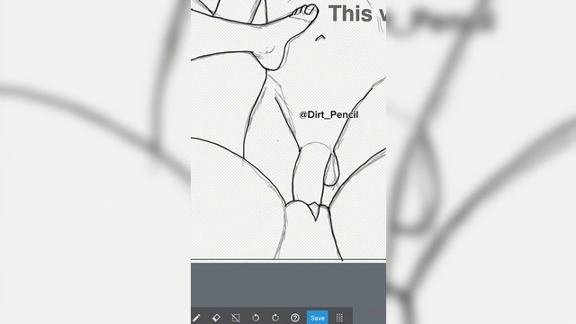 Horny Anime Couple Enjoy Intense Pencil Drawing Sex Session With Black Dick